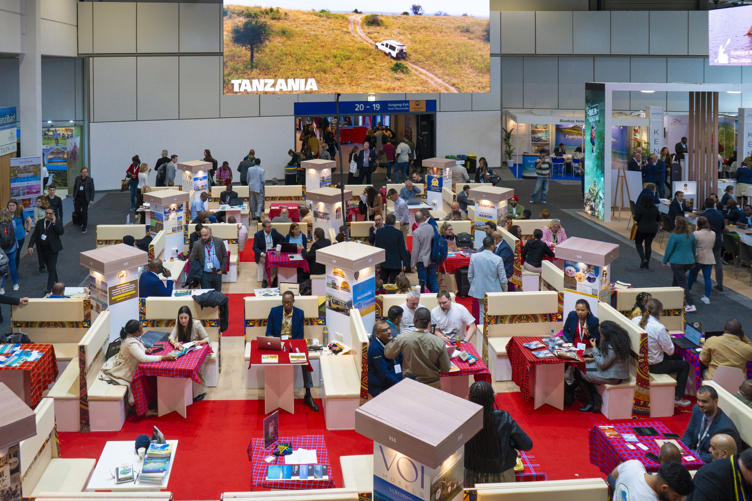 Trade show booth and business networking